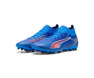 Puma Ultra 6 Match+ MG Blue/White/Glowing Red da Uomo 41 Blu