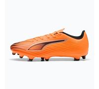 Puma Scarpe da Calcio Unisex Ultra 6 Play Fg/AG, Heat Fire Puma Black Glowing Red, 42 EU