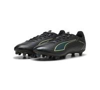 PUMA Ultra 6 Play Fg/AG, Scarpe da Calcio Unisex-Adulto, Nero Fizzy Verde Chiaro Terreno, 46 EU