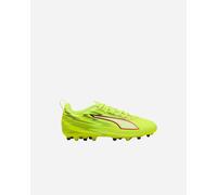Puma Unisex Bambini Ultra 6 Play MG Jr Scarpe da Calcio Yellow Alert Nero Luminoso Rosso Lime Squeeze, Yellow Alert Puma Nero Brillante Rosso Lime Squeeze, 31 EU