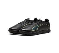 PUMA Ultra 6 Play TT, Scarpe da Calcio Unisex-Adulto, Nero Fizzy Verde Chiaro Terreno, 45 EU