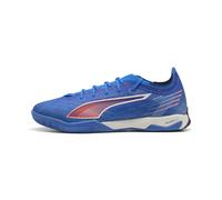 PUMA ULTRA 6 PRO COURT Futsal Boots Unisex, Scarpe, Ultra Blu/Bianco/Glowing Rosso, 44 44