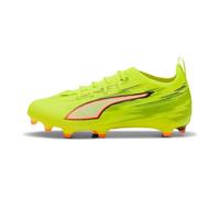 PUMA Ultra 6 PRO FG/AG JR - Scarpa da Calcio, Colore: Giallo Alert Nero-incandescente Rosso-Lime da spremere, Taglia 44, Yellow Alert PUMA - Spremere con Lime, Colore: Nero, 32 EU