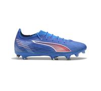 PUMA Ultra 6 Pro Firm, scarpe da calcio artificiali da uomo, Ultra blu/bianco/rosso incandescente, 40.5 EU