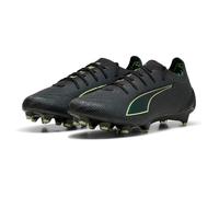 PUMA Scarpe da calcio ULTRA 6 ULTIMATE FG unisex, Scarpe, Nero/Fizzy Light/Verde Terrain, 43 43