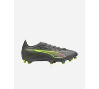 PUMA Ultra 5 Match Fg/AG, Soccer Shoe Unisex - Adulto, Matte Aged Silver Yellow Alert Puma Aged Silver, 44.5 EU