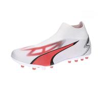 PUMA Ultra Match+ Ll MG, Scarpe da Football Uomo, White Black Fire Orchid, 40.5 EU