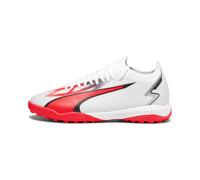 PUMA Ultra Match TT, Scarpe da Calcio Uomo, White Black Fire Orchid, 44.5 EU