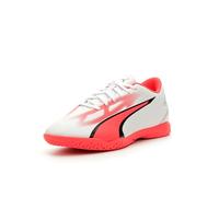 PUMA Ultra Play Indoor Trainer Scarpe da Calcio da Uomo, Bianco Orchidea Fuoco Nero, 40 EU