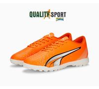 Puma Ultra Play TT Arancio Fluo Scarpe Uomo Sportive Calcetto Soccer 107226 01