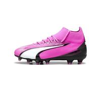 Scarpe da calcio PUMA Ultra Pro FG/AG Jr rosa velenoso/puma bianco/puma nero per bambini (37.5 EU)