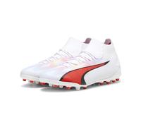 PUMA Ultra PRO MG, Scarpe da Calcio Uomo, White Black Fire Orchid, 44.5 EU