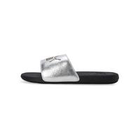 PUMA Cool Cat 2.0 Metallic Shine, Slide Sandal Unisex-Adulto, Silver Gold Black, 35.5 EU