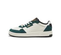PUMA Unisex Adults Court Classic Lux SD Sneaker, Vapor Gray-Dark Myrtle-PUMA Gold, 46 EU