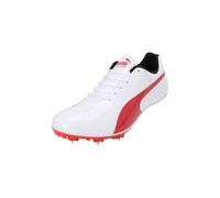 Puma Unisex Adults Evospeed Sprint 14.5 Track And Field Shoe, Puma White-Puma Red-Puma Silver, 34.5 EU