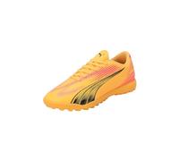 Puma Unisex Adults Ultra Play Tt Soccer Shoes, Sun Stream-Puma Black-Sunset Glow, 44.5 EU