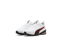 PUMA Voltaic Evo Light, Road Running Shoe Unisex-Adulto, White Black-for all Time Red, 40.5 EU