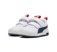 PUMA Unisex Baby Multiflex 2 Sl V Inf Sneaker, White Persian Blue, 24 EU