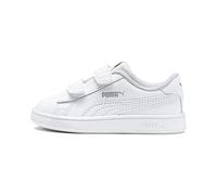 PUMA Unisex Baby Puma Smash v2 L V Inf Sneakers, Puma White-Puma White, 24 EU