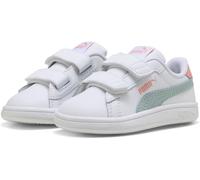 PUMA Unisex Baby Smash 3.0 L V Inf Sneaker, Bianco-Modern Mint-Pink Fruit, 4.5 UK Bambino, Puma Frutta Bianca Moderno Menta Rosa, 21 EU