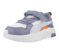 PUMA Unisex Baby Trinity 2 LT AC+ Inf Sneaker, Bianco-Argento Nebbia-Grigio Cielo, 7 UK Bambino, Puma Bianco Argento Nebbia Grigio Cielo, 24 EU