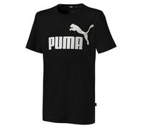 PUMA Unisex Bambini e Ragazzi Maglietta, Cotone Black, 128