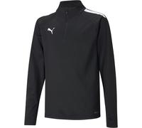 PUMA Unisex Bambini Teamliga Training Sweat Jr ZIP Felpa Taglia 116 Nera