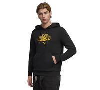 PUMA BVB FtblCulture Felpa con Cappuccio