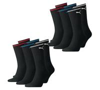 Puma Unisex Calze Da Uomo E Donna 6 Pezzi PUMA SPORT CREW STRIPE Taglia 35 - 49