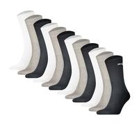 Puma Unisex Calzini da Sport,12er Pacco - Sport Crew Calzini,Ecom Logo Bianco e