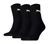 Puma Unisex Calzini da Sport, 3 Paio - Breve Crew Socks, Tennis, Bianco e Nero