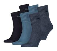 Puma Unisex Calzini da Sport, 6 Paio - Breve Crew Calzini, Tennis, Bianco e Nero