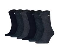 Puma Unisex Calzini da Sport, 6 Paio - Tennis, Crew Sport Calzini, Bianco e Nero