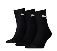 Puma Unisex Calzini da Sport - Breve Crew Calzini,Tennis,Bianco e Nero,Vantaggi