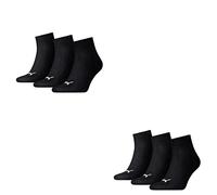 PUMA Unisex calzini sportivi calze Quarters 6 Pack nero 39/42