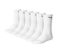 Puma Sportsocken Cush Crew 6P Calzini Sportivi, Bianco, 39-42 (Pacco da 6) Unisex