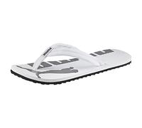 PUMA Unisex Epic Flip v2 Flip-Flop, White-Black, 43 EU