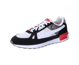 PUMA Unisex Graviton Pro Scarpe da ginnastica, Puma Black Puma White Cast Iron For All Time Red, 42.5 EU