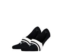 PUMA Unisex Invisible Footie Socks 2 pack, Abbigliamento, Nero, 43-46 43-46