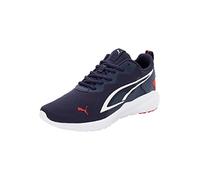 PUMA All- Day Active Jr, Sneaker, Peacoat White High Risk Red, 37 EU
