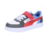 PUMA Caven 2.0 Block AC+ PS, Sneaker, Cool Dark Gray-Blue Skies-Active Red, 31 EU