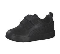 Puma Unisex Kids Courtflex V2 V Inf Sneakers, Puma Black-Dark Shadow, 22 EU
