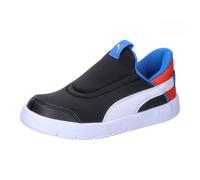 PUMA Courtflex v3 SLIPTECH Inf, Sneaker Unisex-Bimbi 0-24, Black White-Redmazing, 23 EU