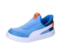 PUMA Unisex Kids COURTFLEX V3 Ease in Inf Sneaker, Team Light Blue-PUMA White-Club Navy, 22 EU