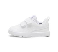 PUMA Courtflex V3 V Inf, Sneaker Unisex-Bimbi 0-24, White White-Silver Mist, 20 EU