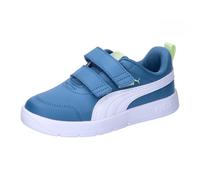 Puma Unisex Kids COURTFLEX V3 V PS Sneaker, Blue Horizon-Puma White, 34 EU