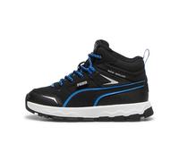 Puma Unisex Kids Evolve Trail PS Sneaker, Puma Black-HYPERLINK Blue, 30 EU