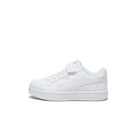 Puma Unisex Kids Puma Caven 2.0 Ac+ Ps Sneakers, Puma White-Puma Silver-Puma Black, 32 EU