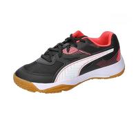PUMA Unisex Kids Solarflash Jr Ii Scarpe da campo indoor, Puma Black Fire Orchid Puma White Gum, 29 EU