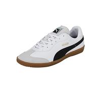 PUMA King 21 It, Soccer Shoe Unisex-Adulto, White Black Gum, 36 EU